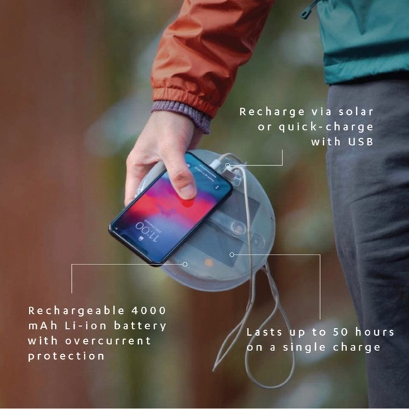 MPOWERD Luci Base: All-in-One Solar Inflatable Light + Phone Charger - Picture 8 of 13